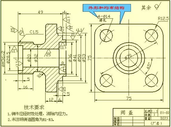 盘盖类零件