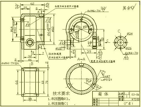 箱体类零件